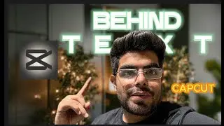 Text Behind Person Effect | CapCut Desktop Tutorial