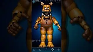 FNAF AR Springlock Fredbear - Jumpscare & Workshop Animations