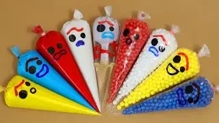 Making Slime with Piping Bags! Most Satisfying Slime Video★ASMR★#ASMR #PipingBags