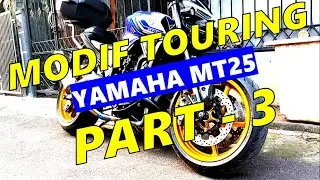 Modif Touring Yamaha MT25 PART 3 - Pemasangan SHAD SH 47 Top Case di 