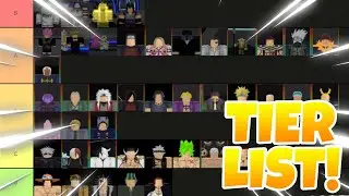 *UPDATED* ANIME MANIA TIER LIST! | Roblox Anime Mania