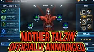 Mother Talzin Officially Announced! Nightsister Reworks Coming! | Star Wars: Galaxy of Heroes