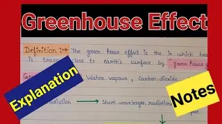 What is greenhouse | What is greenhouse gases | Greenhouse and its effect | Greenhouse and causes