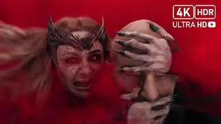 Sorcery and Science: Scarlet Witch & Doctor Strange’s Multiverse Battles | Best Action Scene 4K HDR