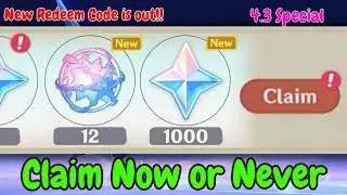 HURRY!!! New FREE Primogems code - GENSHIN IMPACT 4.3 CODES - Genshin codes- Codigos Genshin Impact