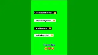 imovie green screen status❤️love shayari 🥰 green screen status 💞 imovie green screen shayari status
