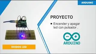 Pulsador y Led