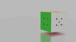 Rubik's cube in blender | results