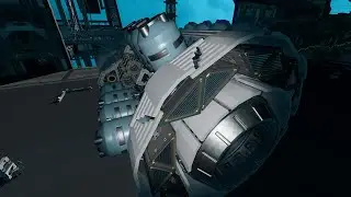 Starbase - Omicron - Plasma thruster installed and some cool door inside