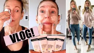 Trying Neutrogena Mineral Sunscreen,  Ziip, & Amazon Sweater Haul! Vlog