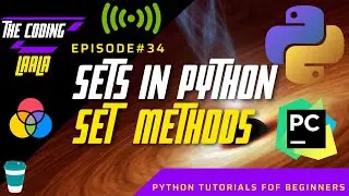 #34 Python Tutorial for Beginners | Set Methods in Python 🔥