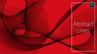Creating abstract lines by photoshop brushes| adobe photoshop tutorial