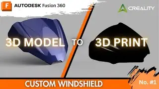 Custom Motorcycle Windshield | From 3DCAD to a Finished 3D Print