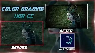 How do you color correct in alight motion?