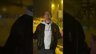 Tankfarm in der SpaceX Starbase beim Rollout von Starship SN29 kurz nach Mitternacht