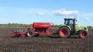 CLAAS ARION 640C c HORSH MAESTRO 8DV на севе кукурузы.