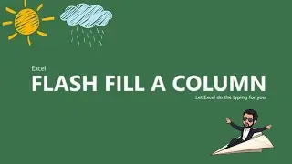 Using Flash Fill in Excel #flash_fill