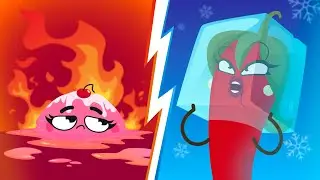 Hot vs Cold Challenge / Pepper on Fire vs Ice cream
