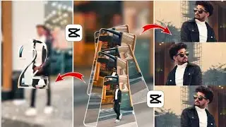 Instagram Trending Walking Reels Editing | Capcut Template Reels Editing Blur Effect Editing ||