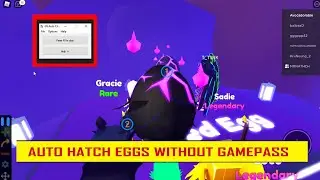 Auto Hatch Eggs without Game Pass, with Auto Clicker in Windows PC. Pet Simulator X
