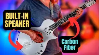 CARBON FIBER Electric Guitar w/SPEAKER + FX - Enya Nova Go Sonic