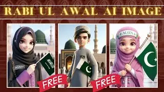 Tiktok Viral Eid Milad Un Nabi Photo Editing  II 12 Rabi ul Awal image bing ai image Creator #video