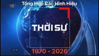 [Dương Trà Giang #14] Tổng Hợp Hình Hiệu Thời Sự VTV - Đài THVN (1970 - 2026) | VTV 55 Năm