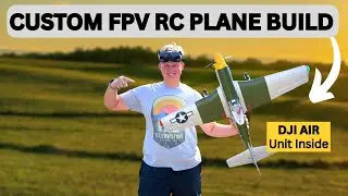 Custom FPV RC Plane Build – DJI Air Unit + Long Range Setup