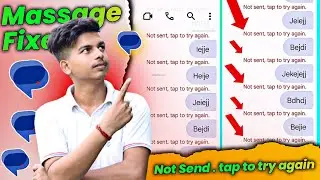 Not sent tap to try again | not sent tap to try again problem | Fix not send SMS?