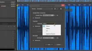 Convert MONO Audio to STEREO using Adobe Audition CS6