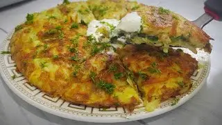 Лепешка из картофеля,  с начинкой/  БЫСТРЫЙ рецепт завтрака или ужина/ Breakfast