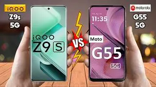 iQOO Z9s Vs Motorola Moto G55 - Full Comparison 🔥 Techvs