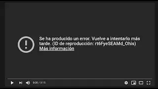 SOLUCIÓN!! Se ha producido un error. Vuelve a intentarlo más tarde. (ID)Más información oct 2020