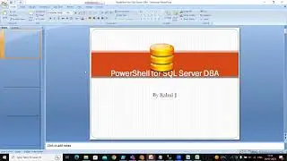 Powershell For SQL DBA Day-1