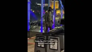LeBron James spotted at Top Golf in Las Vegas