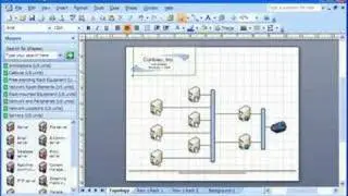 Visio 2007 Demo: Create a background and watermark