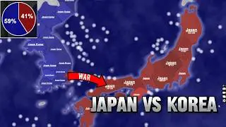 I simulated the Japanese invasion of Korea in territorial IO