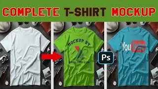 How to Make Realistic T shirt Mockup in Photoshop