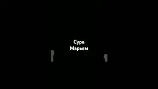 Сура Марьям.Мансур асСалими.#quran #islam #религия