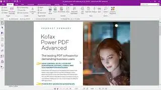 Combine all open PDF files into one PDF with Kofax Power PDF formerly Nuance Power PDF