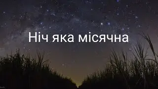 Ніч яка місячна