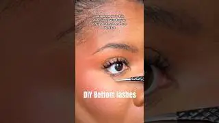Beginner friendly: How to put on bottom lashes