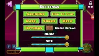 Как поставить проценты в Geometri Dash