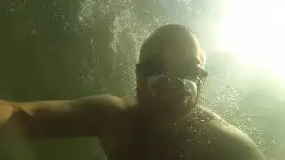 Отдых с друзьями! Супер прозрачная вода! Рязанская область! Рыбки. Подводная съемка.