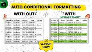 How to Transform Your Data with Excel Conditional Formatting: Before vs After