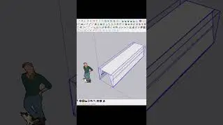 sketchup tutorial  | How to create chair in sketchup