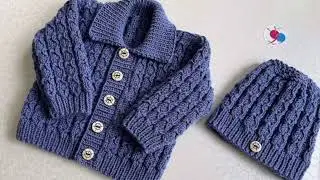 Beautiful handmade woolen new born baby sweater design