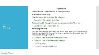 Inglés Lesson 2: Date, time and greetings