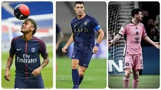 🔹Ronaldo 🔹Messi🔹 Neymar🔸  crazy skill 👀#neymarjr #ronaldo #messi