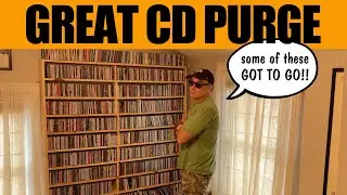 The Great CD Purge of 2024.... Downsizing the Collection Declutter